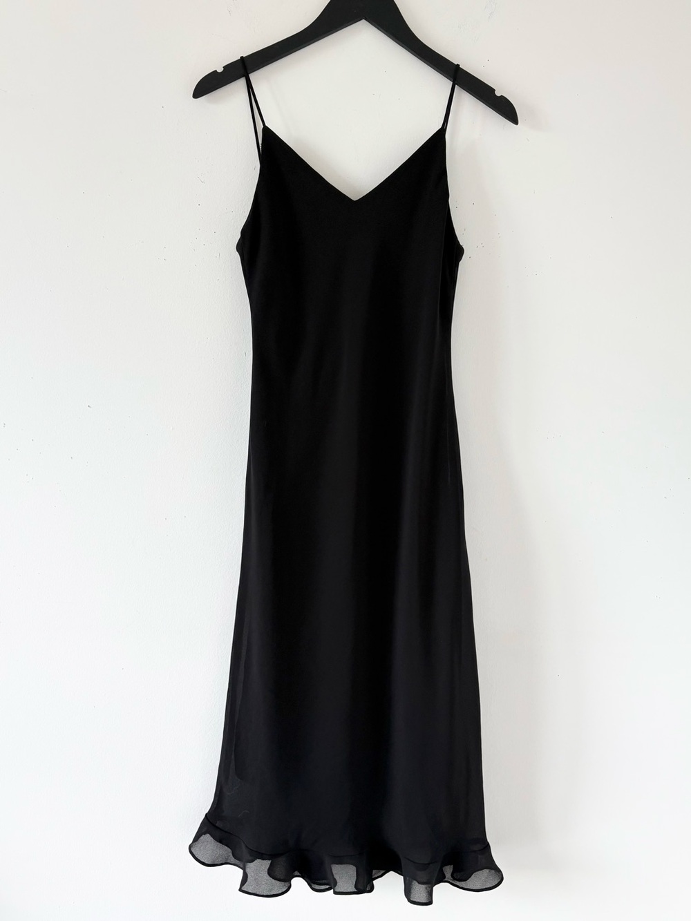 Vintage Cami Dress with Ruffled Hem